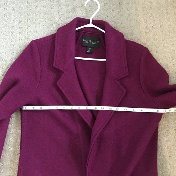 Rachel Zoe Wool Blend Coat - Size M - Picture 6 of 7